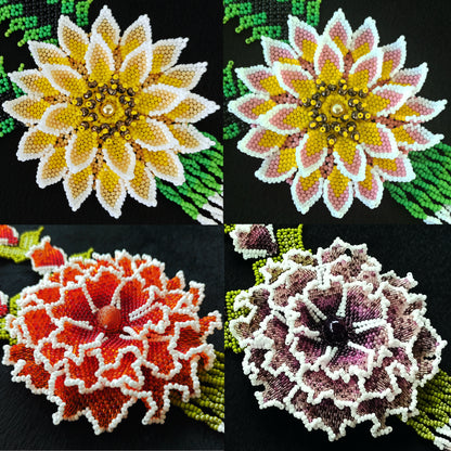 30 Tutorials  «Huichol flowers»