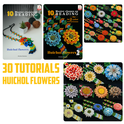 30 Tutorials  «Huichol flowers»