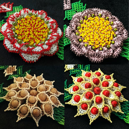 30 Tutorials  «Huichol flowers»