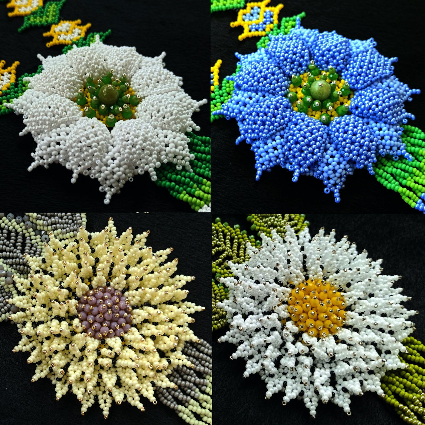 30 Tutorials  «Huichol flowers»