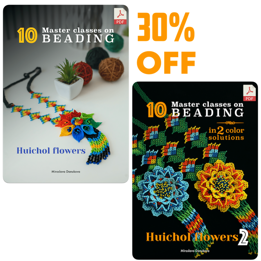 2 eBooks «HUICHOL FLOWERS»