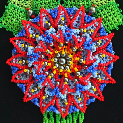 10 Video master classes on beading necklaces «HUICHOL FLOWERS 2»