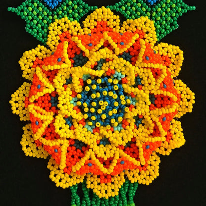 10 Video master classes on beading necklaces «HUICHOL FLOWERS 2»