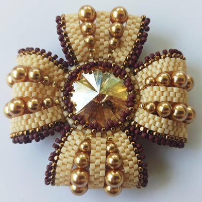 Video Tutorial Brooch «Bertha»