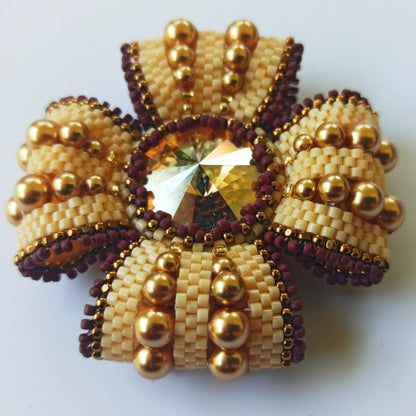 Video Tutorial Brooch «Bertha»