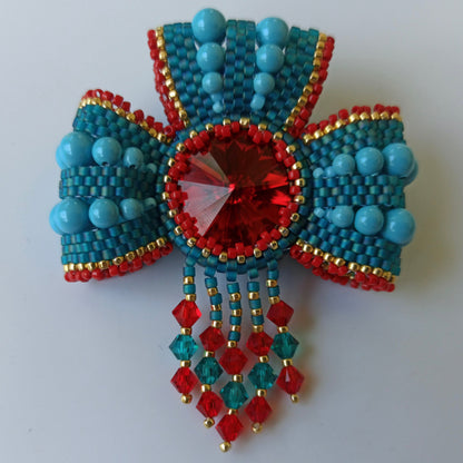 Video Tutorial Brooch «Bertha»